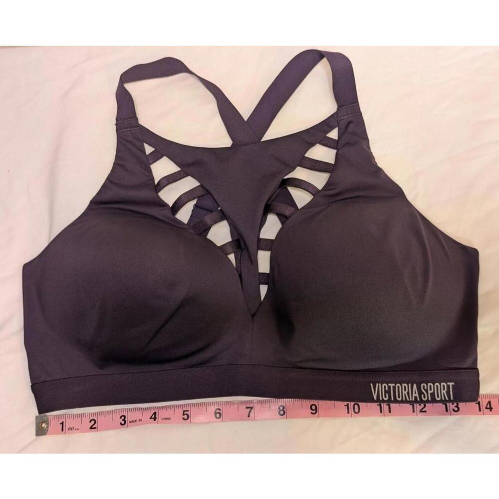 Victoria's Secret Sport Women's Size 36D Purple Cutout Sports Bra - Picture 2 of 7